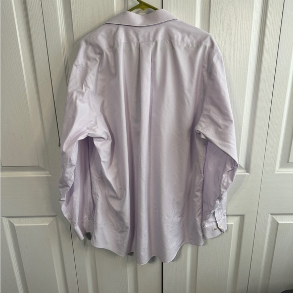 Brooks brothers 1818 regent pink purple long sleeve button up size 17.5 - 6/7 - Picture 3 of 3